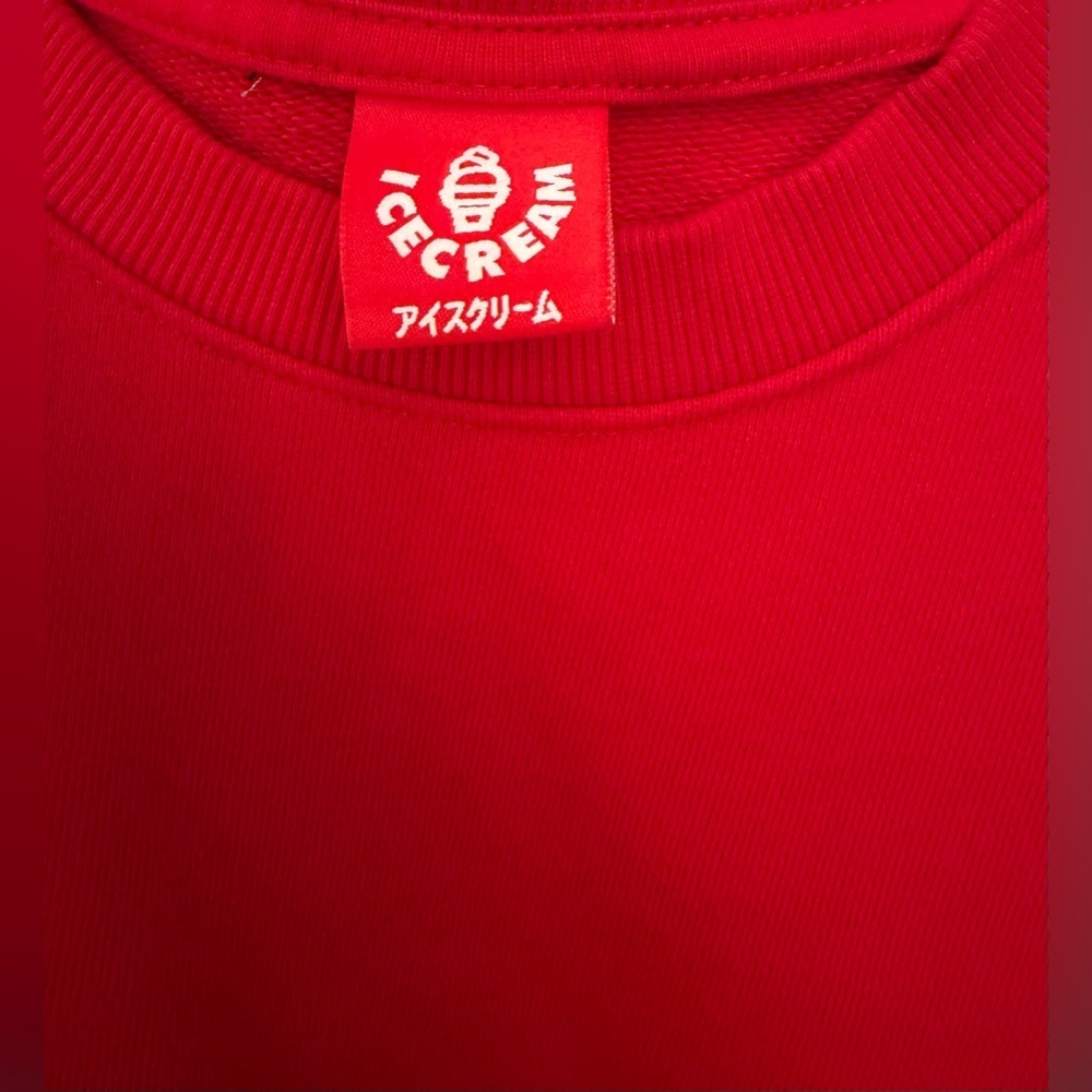 ICE CREAM Skateshake Crewneck Sweatshirt in Red, Small - Picture 15 of 15